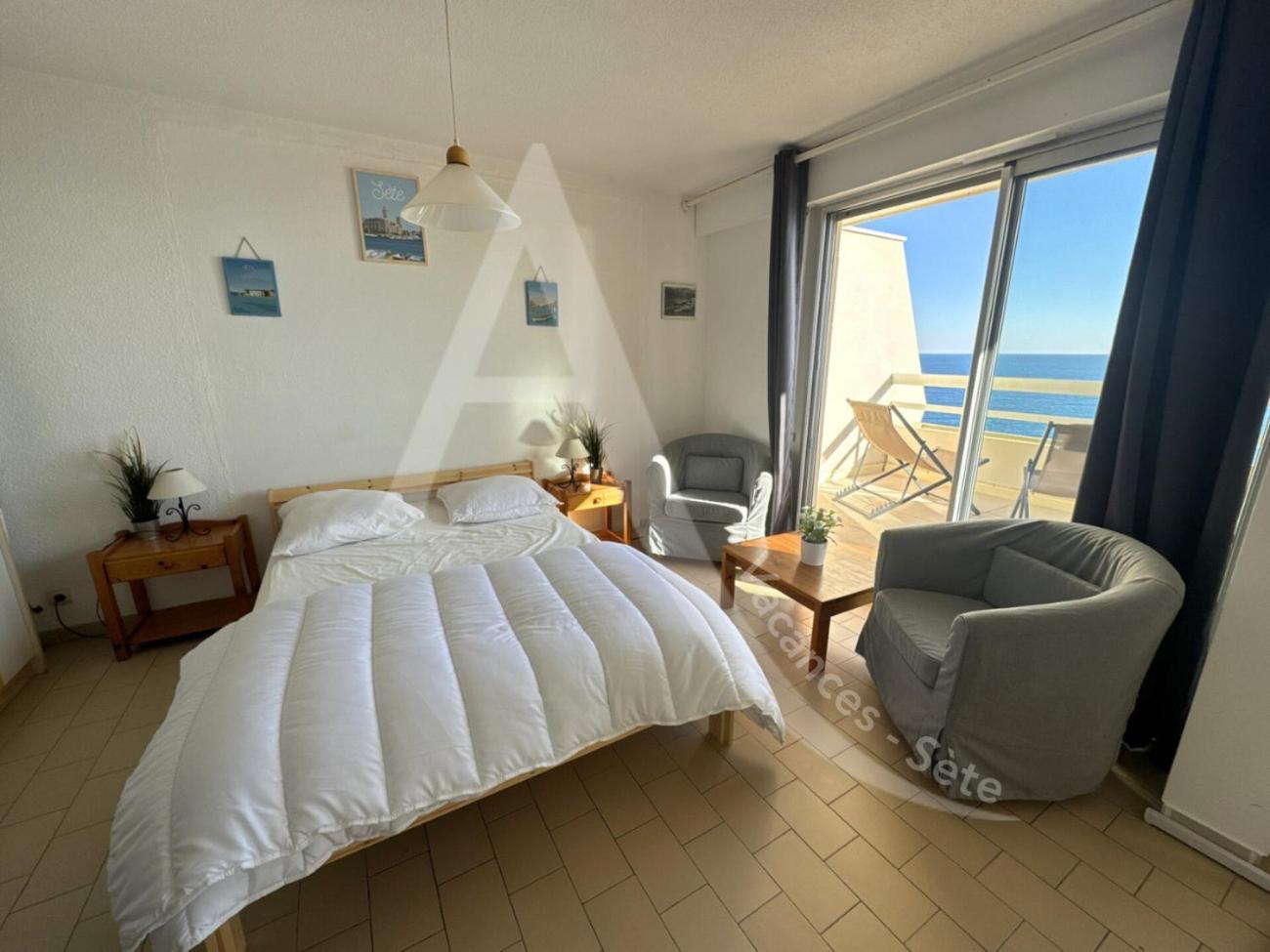 40 M², 1Ere Ligne Mer, Dernier Etage Avec Ascenseur Сет Екстер'єр фото