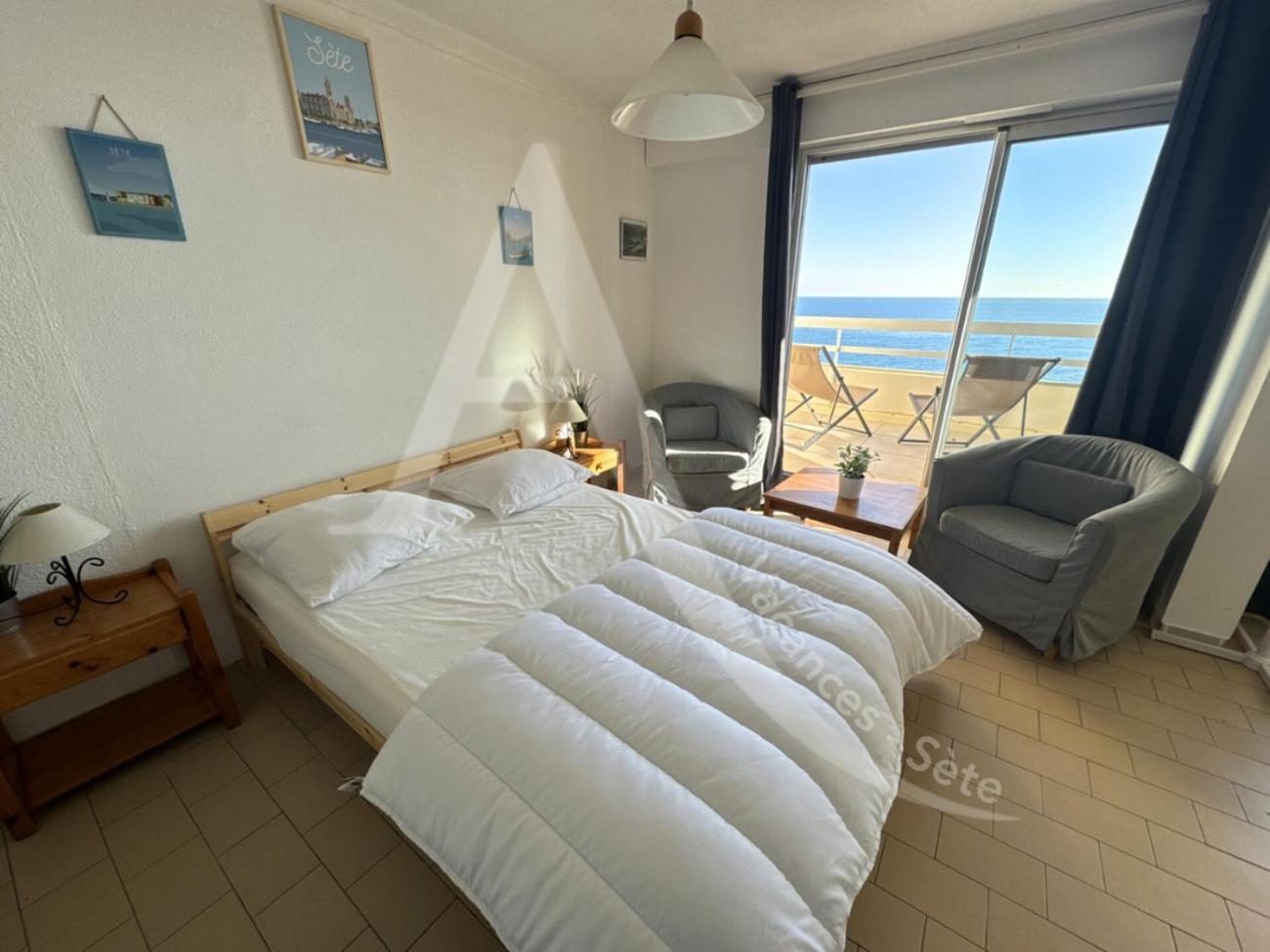 40 M², 1Ere Ligne Mer, Dernier Etage Avec Ascenseur Сет Екстер'єр фото